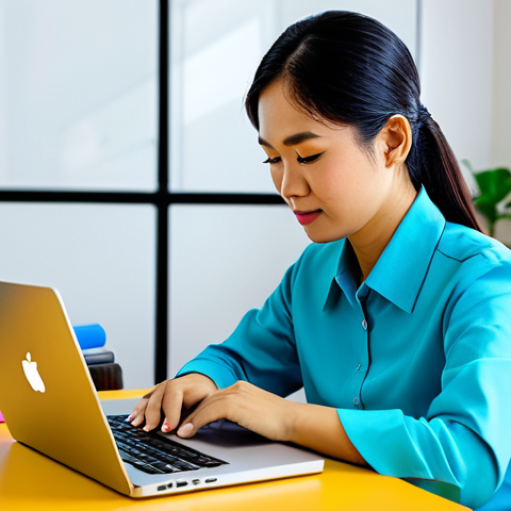 유아교육지도사 이직 사례 연구 - "A professional Thai woman, formerly a kindergarten teacher, now a curriculum developer, working on ...