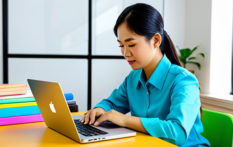 유아교육지도사 이직 사례 연구 - "A professional Thai woman, formerly a kindergarten teacher, now a curriculum developer, working on ...