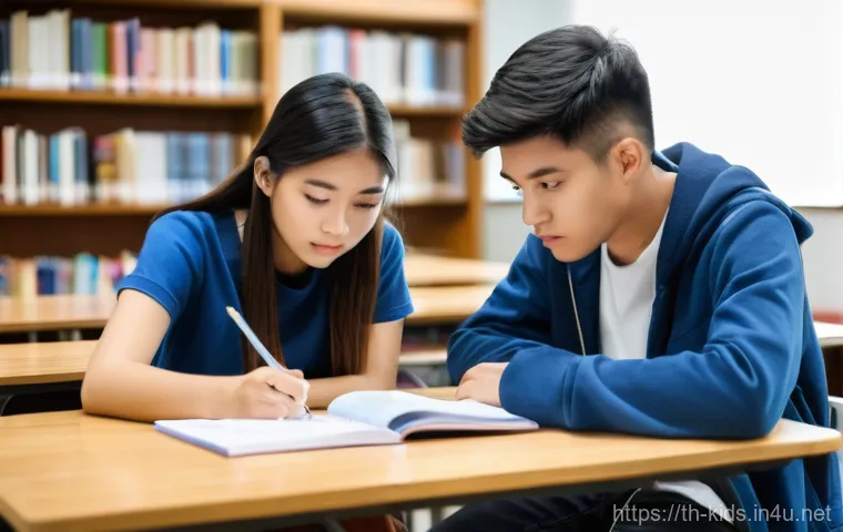 유아교육지도사 필기 시험 기출문제 풀이법 - **"Focused Study Session for Future Educators"**
A bright, well-lit scene inside a modern univer...