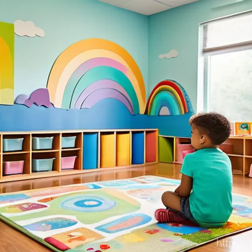 유아교육지도사로서의 학습법 및 교육방법 개선 - **Vibrant Early Childhood Classroom: A Cozy Reading Nook and Creative Play**
    A brightly lit, spa...