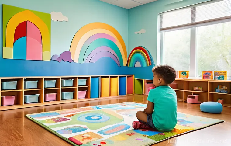 유아교육지도사로서의 학습법 및 교육방법 개선 - **Vibrant Early Childhood Classroom: A Cozy Reading Nook and Creative Play**
    A brightly lit, spa...