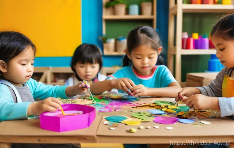 유아교육지도사 실무에서 필요한 도구 - **Prompt:** A group of diverse Thai preschool children, approximately 4-6 years old, joyfully engage... 유아교육지도사 실무에서 필요한 도구 - **Prompt:** A group of diverse Thai preschool children, approximately 4-6 years old, joyfully engage...