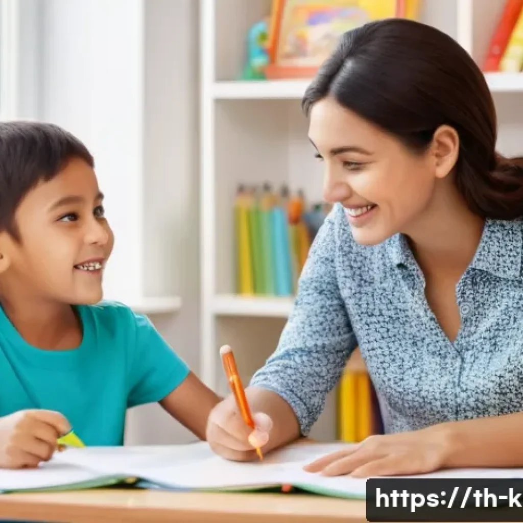 유아교육지도사로서 학부모와의 첫 상담 준비 - **Prompt 1: Open and Trusting Parent-Teacher Communication**
"A heartwarming scene depicting a m...
