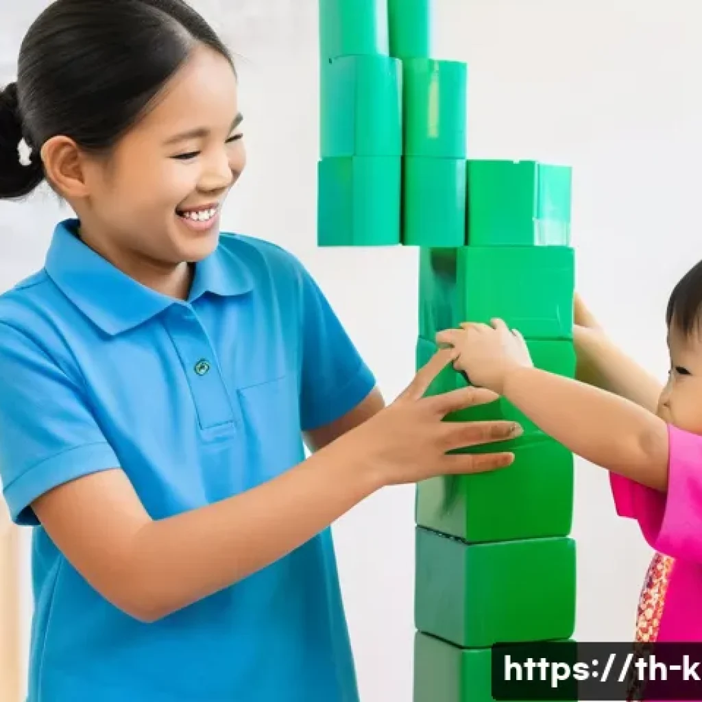 유아교육지도사 자격증 시험의 최신 정보 - **Prompt:** A group of diverse Thai preschool children, aged 3-5, are joyfully engaged in a bright, ...