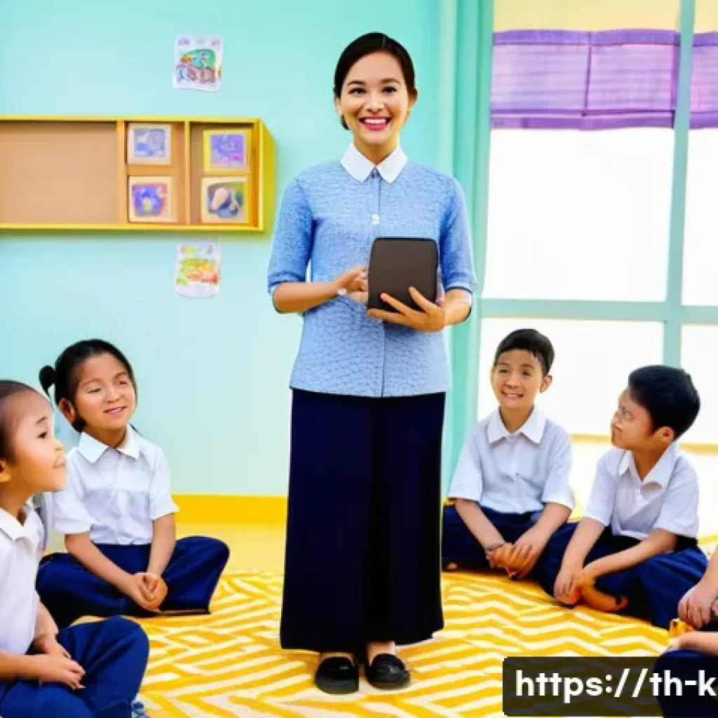 유아교육지도사 경력개발을 위한 추천 서적 - **Innovative Digital Storytelling in a Thai Kindergarten Classroom**
A brightly lit and colorful...