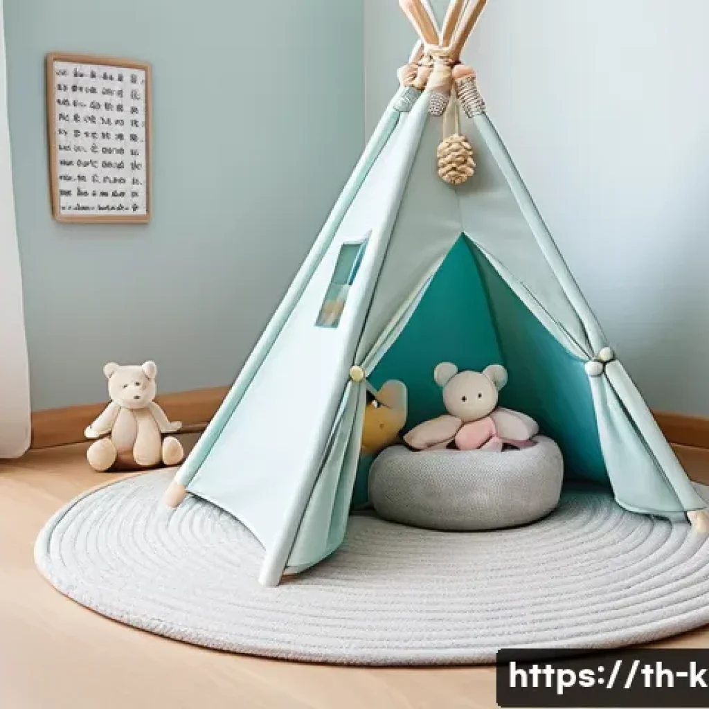 유아교육지도사로서의 필수 도구 정리 - A cozy early childhood learning corner in a Thai home or daycare, featuring a soft pastel color sche...
